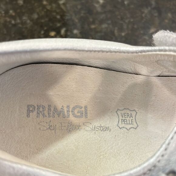 Primigi Women’s Silver Strap Shoe Flats-Size 37 - Picture 7 of 9